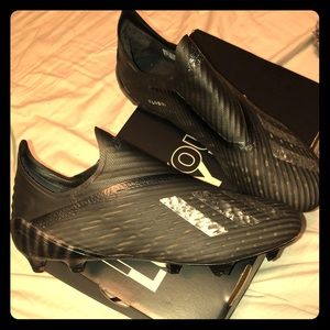 Adidas X 19+ all black soccer cleats size 9